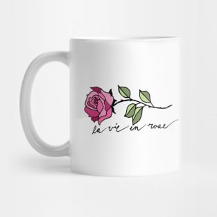 La Vie En Rose Pink Mug